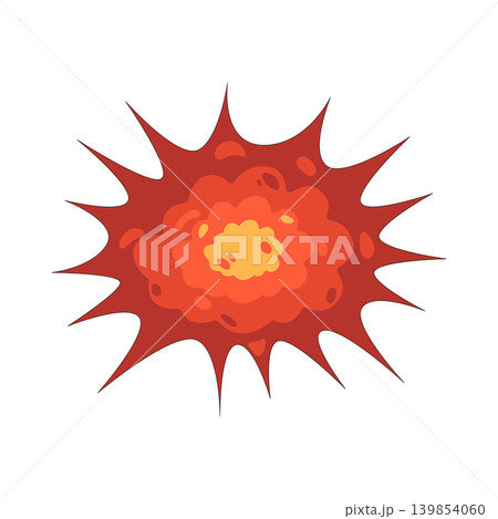 Illustration of explosion Illustration of explosion 139854060