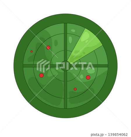 Illustration of radar Illustration of radar 139854062