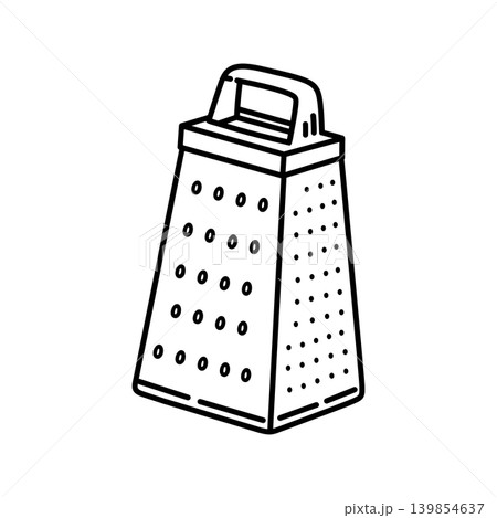 Grater isolated on a white background Grater isolated on a white background 139854637