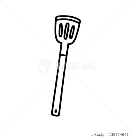 Kitchen spatula isolated on a white background 139854641
