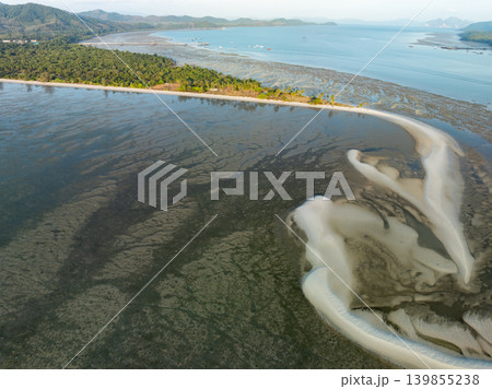 Aerial view of Laem Had Beach in Koh Yao Yai Phang-nga province, Amazing island in the andaman sea Phang-nga Thailand Aerial view of Laem Had Beach in Koh Yao Yai Phang-nga province, Amazing island in the andaman sea Phang-nga Thailand 139855238