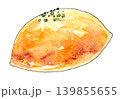 水彩イラスト　レモンケーキ 139855655