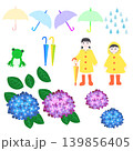 優しいタッチの梅雨イラスト 139856405