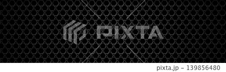 Black hexagon grid background carbon fiber style dark tone 139856480