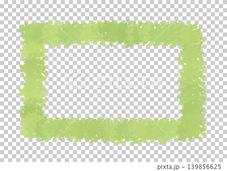 Simple green leaf frame Simple green leaf frame 139856625
