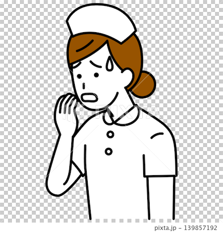 The female nurse was shaken up. The female nurse was shaken up. 139857192