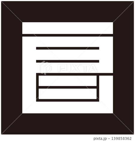 家紋-角字-良（ら） 139858362