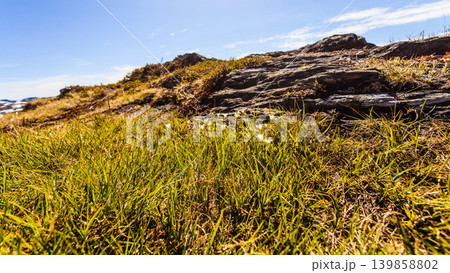 Mountains landscape. Norwegian scenic route Aurlandsfjellet 139858802