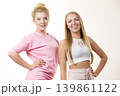 Positive female friends having fun 139861122