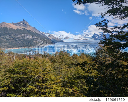 Frozen glacier surface at Perito Moreno Glacier Argentina Frozen glacier surface at Perito Moreno Glacier Argentina 139861760