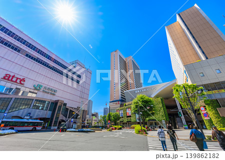 東京 品川区 JR大井町駅前の都市風景 東京 品川区 JR大井町駅前の都市風景 139862182