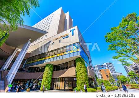 東京　品川区　JR大井町駅前の都市風景 139862188