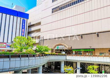 東京　品川区　JR大井町駅前の都市風景 139862206