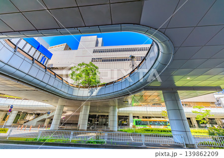 東京 品川区 JR大井町駅前の都市風景 東京 品川区 JR大井町駅前の都市風景 139862209