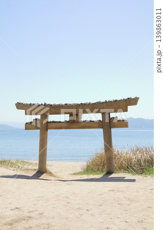 直島 恵美須神社の鳥居 直島 恵美須神社の鳥居 139863011