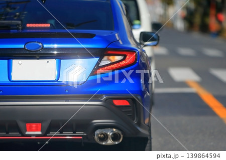 青い国産スポーツカー 青い国産スポーツカー 139864594