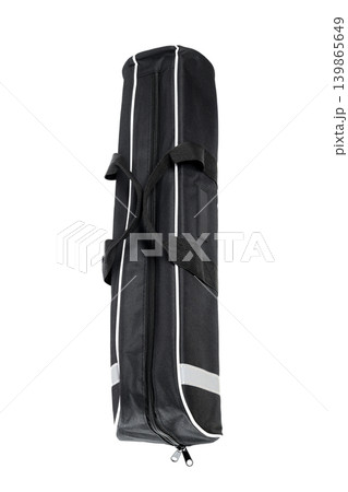 textile case for photo stands located vertically isolated on white background textile case for photo stands located vertically isolated on white background 139865649
