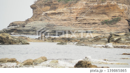 自然の神秘！島根石見畳ヶ浦の断層海岸 139865865