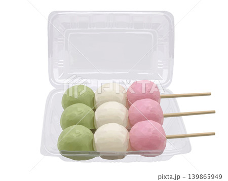 三色団子(パック開) 三色団子(パック開) 139865949