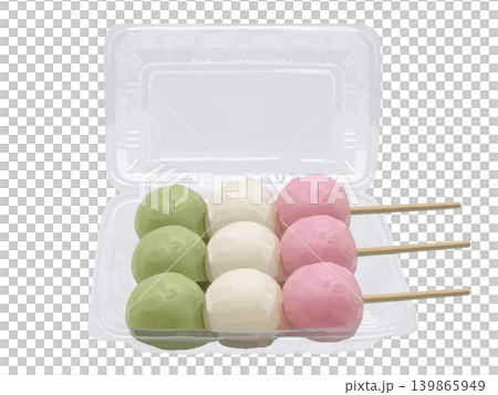 三色団子(パック開) 三色団子(パック開) 139865949