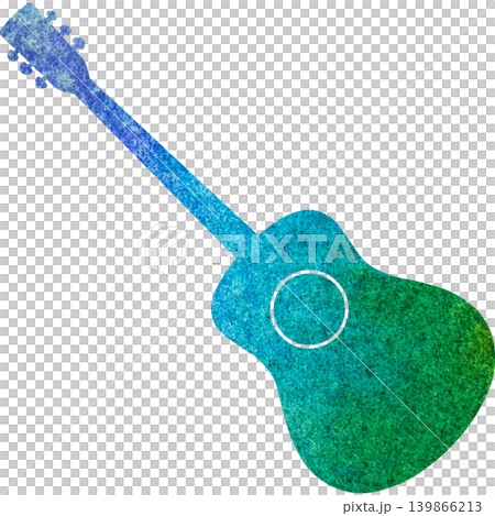 Beautiful watercolor classical guitar icon image illustration Beautiful watercolor classical guitar icon image illustration 139866213