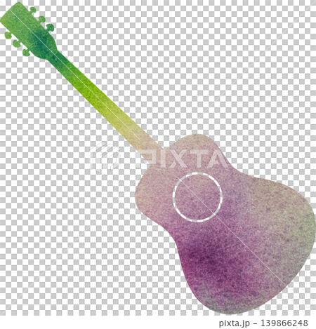 Beautiful watercolor classical guitar icon image illustration Beautiful watercolor classical guitar icon image illustration 139866248