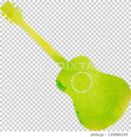 Beautiful watercolor classical guitar icon image illustration Beautiful watercolor classical guitar icon image illustration 139866249