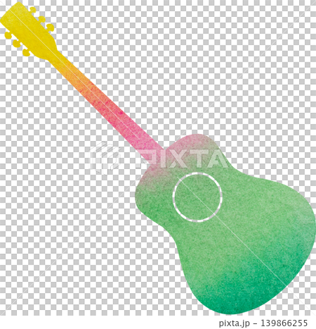 Beautiful watercolor classical guitar icon image illustration Beautiful watercolor classical guitar icon image illustration 139866255