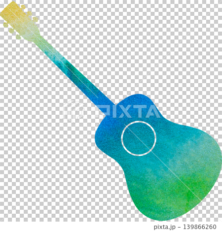 Beautiful watercolor classical guitar icon image illustration Beautiful watercolor classical guitar icon image illustration 139866260