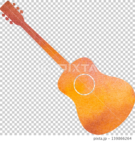 Beautiful watercolor classical guitar icon image illustration Beautiful watercolor classical guitar icon image illustration 139866264
