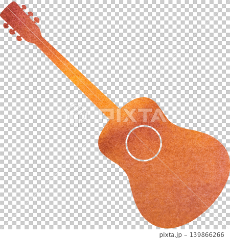 Beautiful watercolor classical guitar icon image illustration Beautiful watercolor classical guitar icon image illustration 139866266