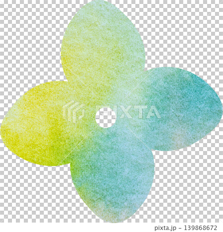 Beautiful watercolor pattern small flower icon image illustration 139868672