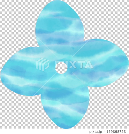 Beautiful watercolor pattern small flower icon image illustration Beautiful watercolor pattern small flower icon image illustration 139868728