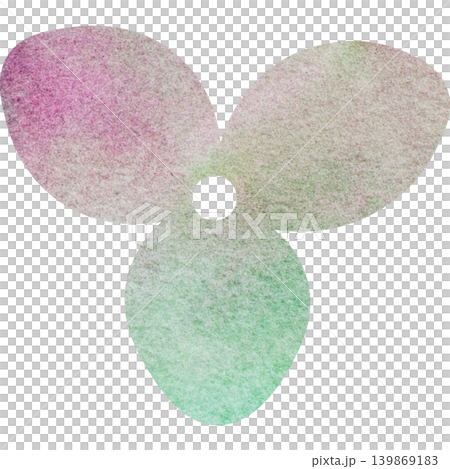 Beautiful watercolor pattern small flower icon image illustration 139869183
