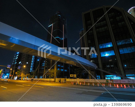 麻布台ヒルズ 建設中 夜景 2023年5月 麻布台ヒルズ 建設中 夜景 2023年5月 139869690