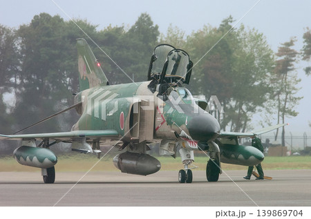帰還した航空自衛隊RF-4EJファントムⅡ偵察機 帰還した航空自衛隊RF-4EJファントムⅡ偵察機 139869704