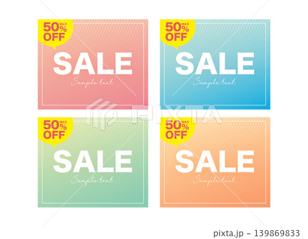 セールバナー 50%OFF セールバナー 50%OFF 139869833