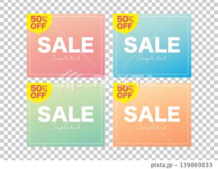 セールバナー 50%OFF セールバナー 50%OFF 139869833