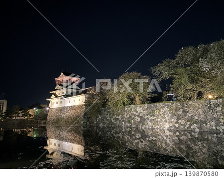 夜の富山城址公園 139870580