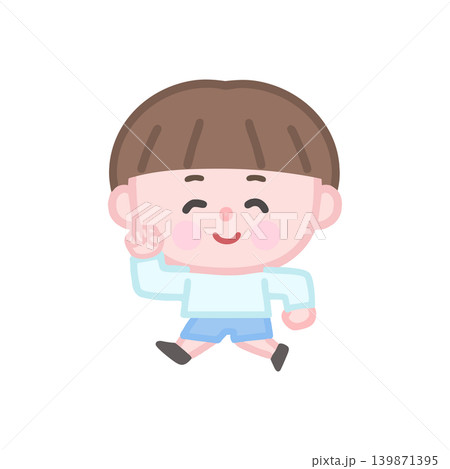 歩く男の子 139871395
