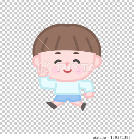 歩く男の子 139871395