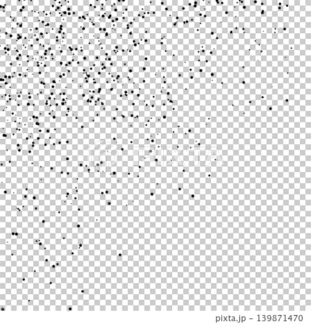 まばらな手書き風ドットの星屑ノイズテクスチャ背景 ポップでかわいいスプラッター素材 139871470