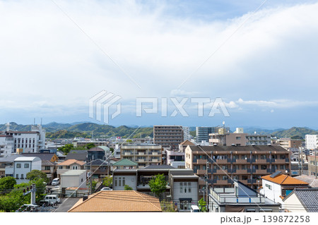 静岡県藤枝市の駅前の市街地風景 静岡県藤枝市の駅前の市街地風景 139872258