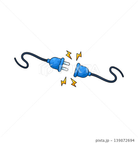 Illustration of unplugged  139872694