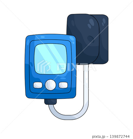 Illustration of blood pressure Illustration of blood pressure 139872744