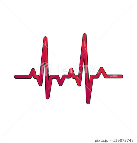 Illustration of heart rate Illustration of heart rate 139872745