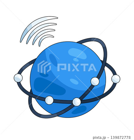 Illustration of globe network Illustration of globe network 139872778