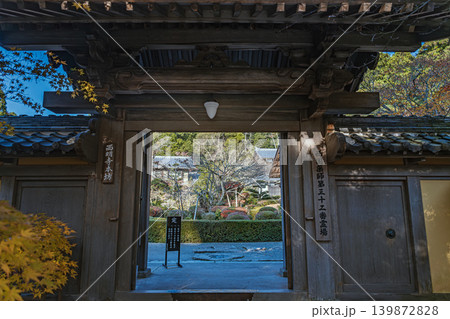 滋賀 西明寺 門前の風景 滋賀 西明寺 門前の風景 139872828