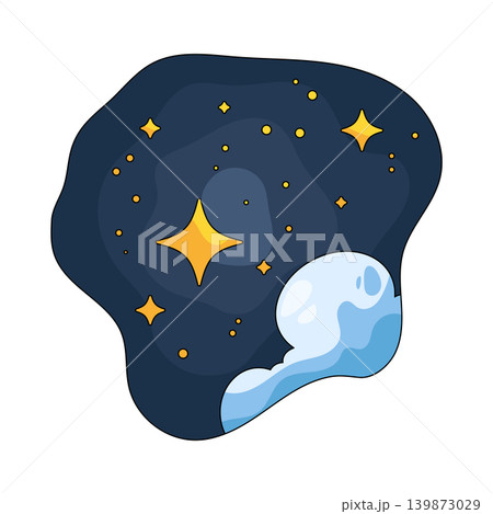 Illustration of winter star 139873029