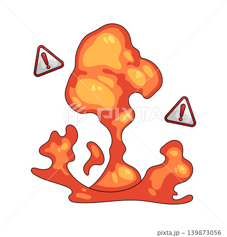 Illustration of explosion Illustration of explosion 139873056